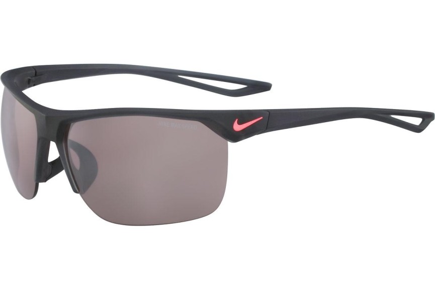 Okulary przeciwsłoneczne Nike Trainer E EV1014 066 Prostokątne Szare