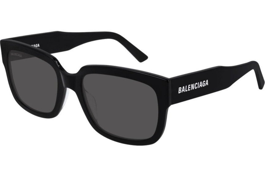 Okulary przeciwsłoneczne Balenciaga BB0049S 001 Kwadratowe Czarne