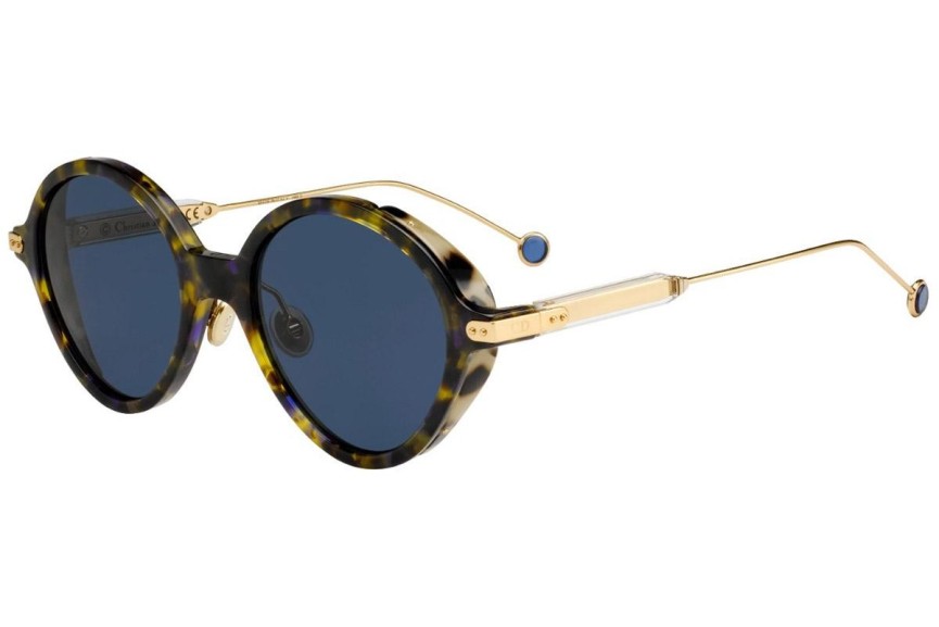 Okulary przeciwsłoneczne Dior Umbrage 0X4/KU Okrągłe Havana