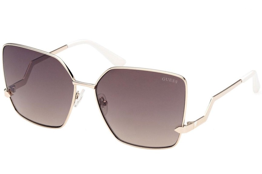 Okulary przeciwsłoneczne Guess GU7814 32G Oversize Złote