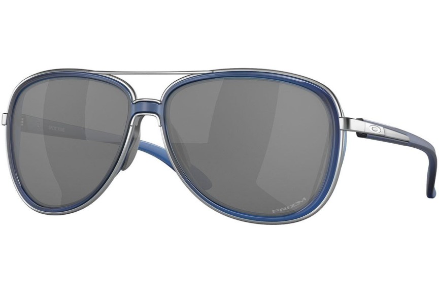 Okulary przeciwsłoneczne Oakley Split Time OO4129-24 Pilotki (Aviator) Niebieskie