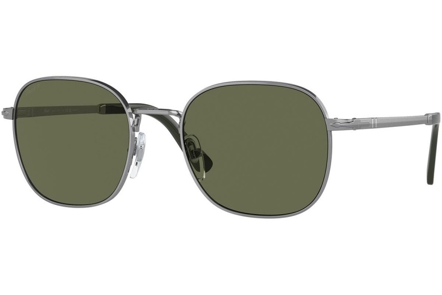 Okulary przeciwsłoneczne Persol PO1009S 513/58 Polarized Prostokątne Srebrne