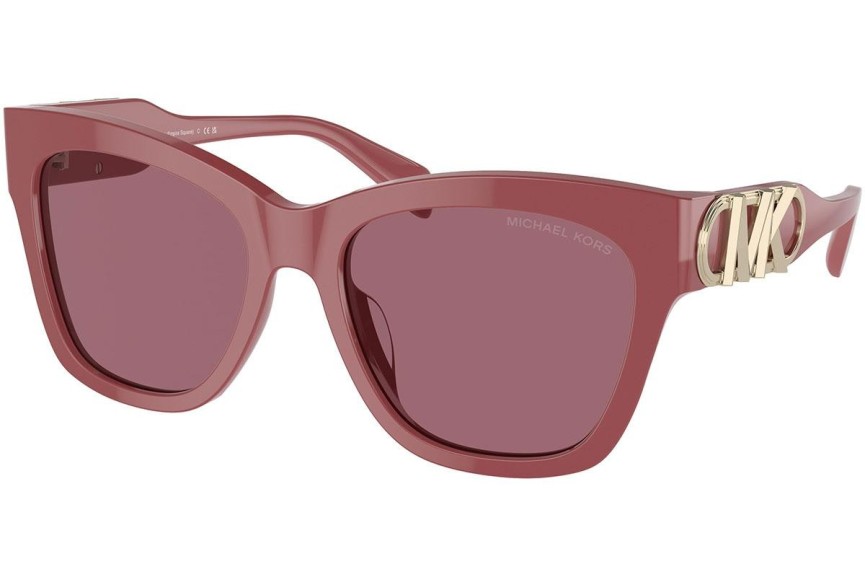 Okulary przeciwsłoneczne Michael Kors Empire Square MK2182U 32566G Kocie oczy Różowe