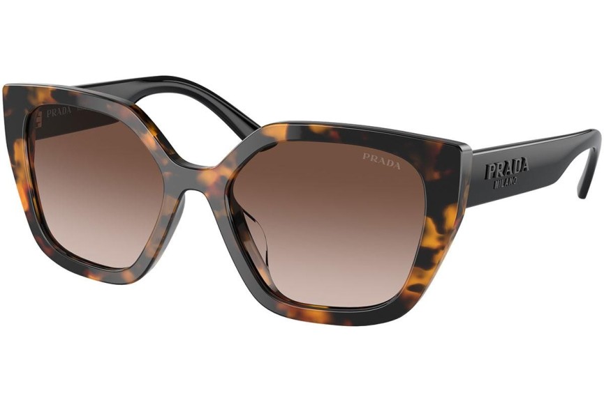 Okulary przeciwsłoneczne Prada PR24XS VAU6S1 Kocie oczy Havana