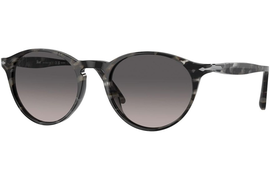 Okulary przeciwsłoneczne Persol Galleria '900 Collection PO3092SM 9057M3 Polarized Okrągłe Szare