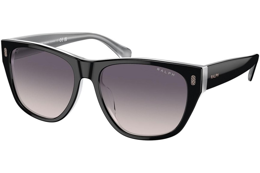 Okulary przeciwsłoneczne Ralph by Ralph Lauren RA5303U 606636 Kwadratowe Czarne