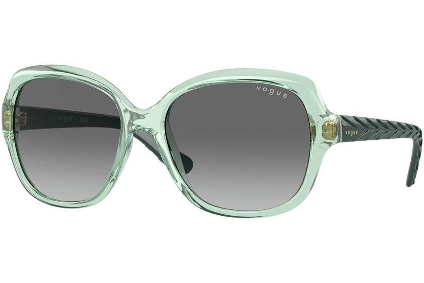 Okulary przeciwsłoneczne Vogue Eyewear VO2871S 304311 Oversize Zielone