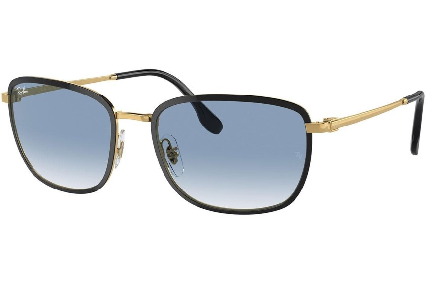 Okulary przeciwsłoneczne Ray-Ban RB3705 90003F Prostokątne Czarne