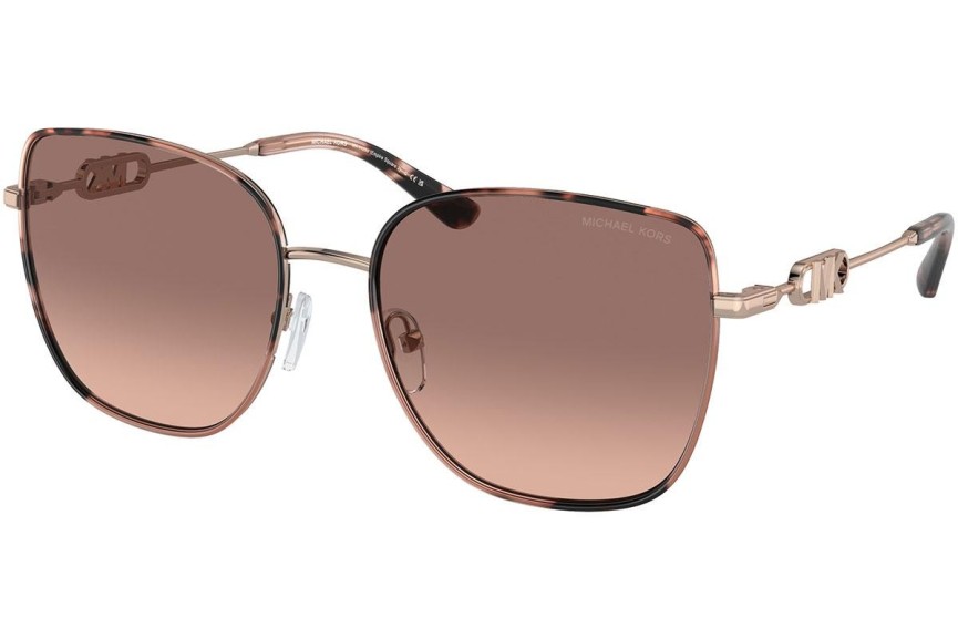 Okulary przeciwsłoneczne Michael Kors Empire Square 2 MK1129J 110813 Kwadratowe Złote