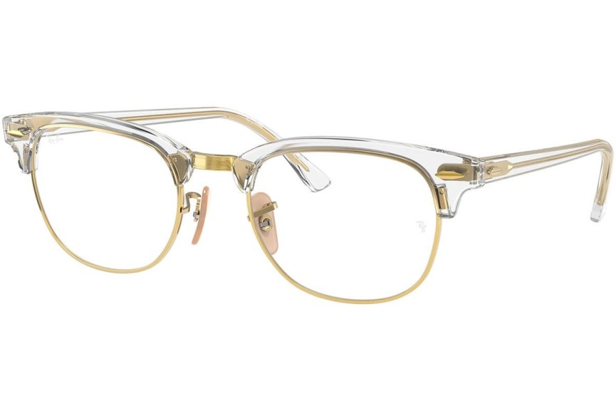 Okulary korekcyjne Ray-Ban Clubmaster RX5154 5762 Browline Przezroczyste