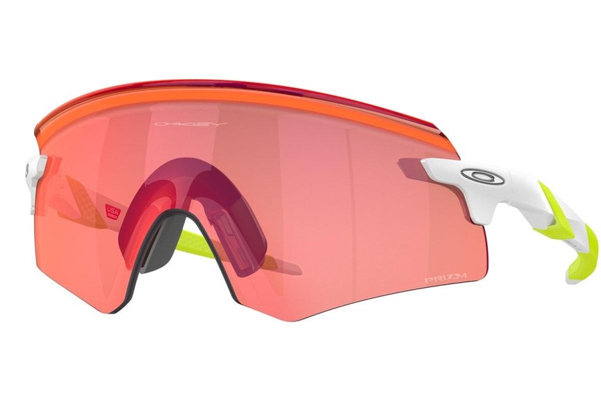 Okulary przeciwsłoneczne Oakley Encoder OO9471-17 Pojedyncze | Shield Białe