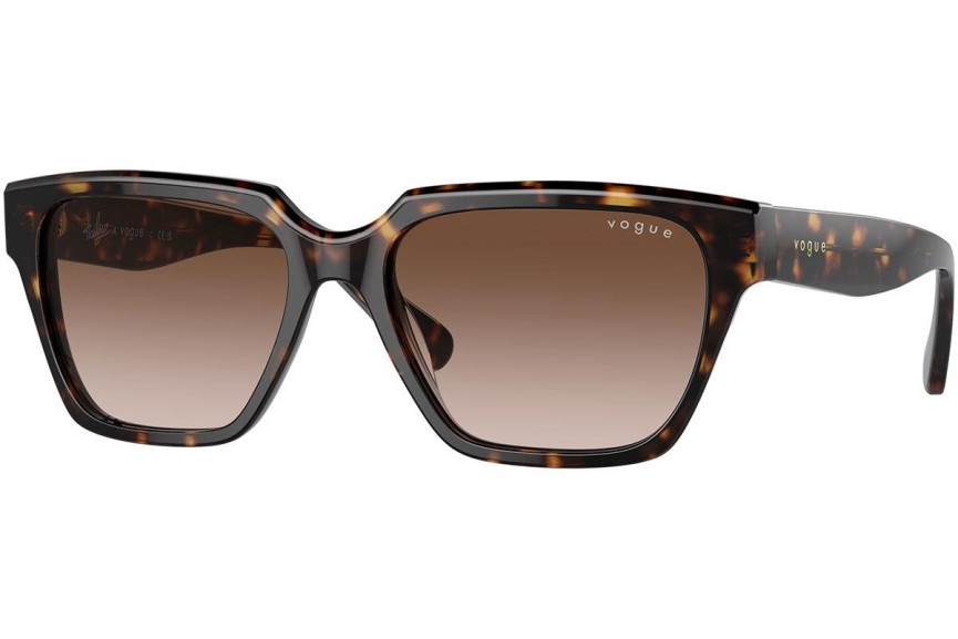Okulary przeciwsłoneczne Vogue Eyewear VO5512S W65613 Prostokątne Havana