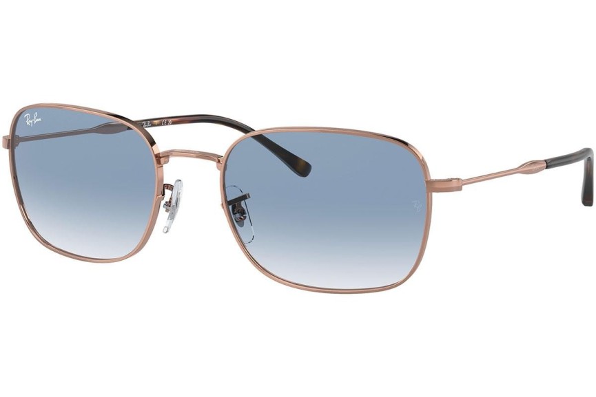 Okulary przeciwsłoneczne Ray-Ban RB3706 92023F Prostokątne Brązowe