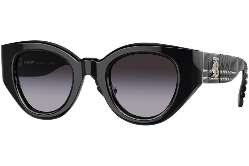 Okulary przeciwsłoneczne Burberry Meadow BE4390 30018G Nieregularny Czarne