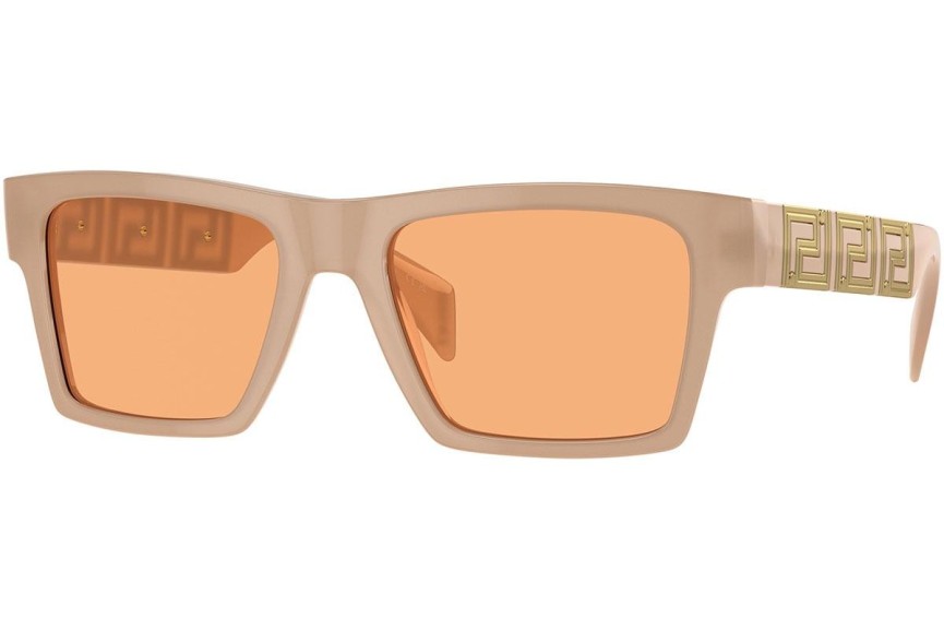 Okulary przeciwsłoneczne Versace VE4445 541174 Kwadratowe Beżowe