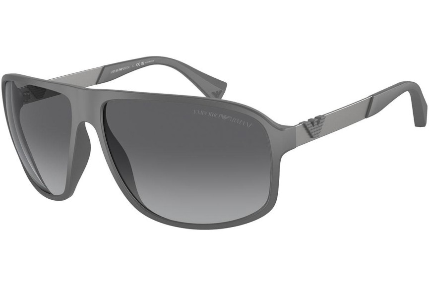 Okulary przeciwsłoneczne Emporio Armani EA4029 5060T3 Polarized Pilotki (Aviator) Szare