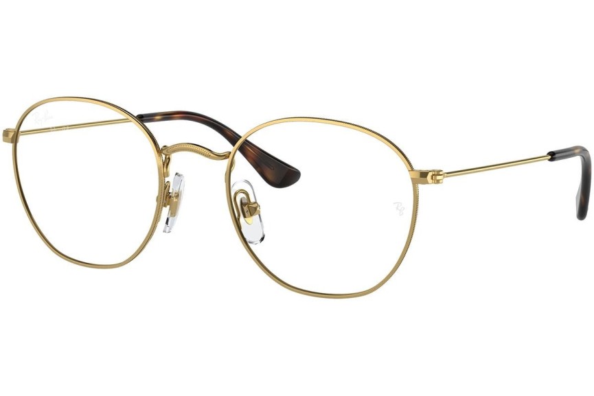 Okulary korekcyjne Ray-Ban Junior Junior Rob RY9572V 4051 Okrągłe Złote