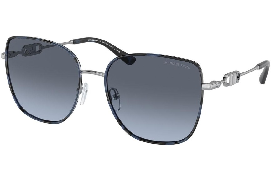Okulary przeciwsłoneczne Michael Kors Empire Square 2 MK1129J 10158F Kwadratowe Srebrne