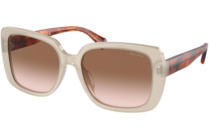 Okulary przeciwsłoneczne Ralph by Ralph Lauren RA5298U 606113 Kwadratowe Beżowe