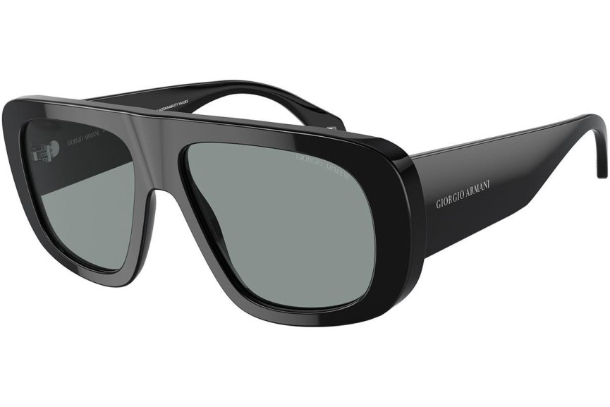 Okulary przeciwsłoneczne Giorgio Armani AR8183 587556 Nieregularny Czarne