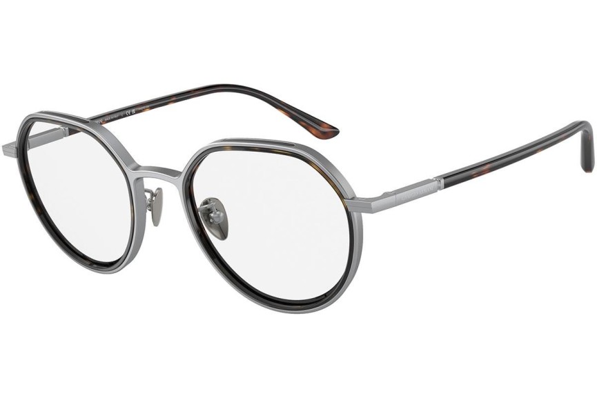 Okulary przeciwsłoneczne Giorgio Armani AR6144 3045M4 Nieregularny Srebrne