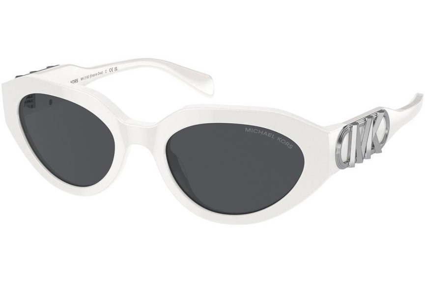 Okulary przeciwsłoneczne Michael Kors Empire Oval MK2192 310087 Nieregularny Białe