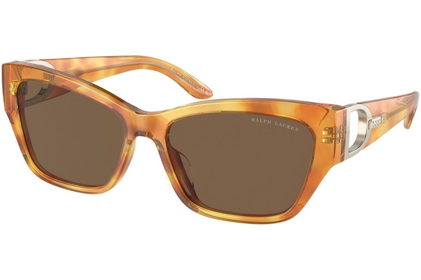 Okulary przeciwsłoneczne Ralph Lauren The Audrey RL8206U 605173 Kocie oczy Havana
