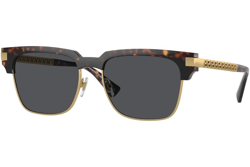 Okulary przeciwsłoneczne Versace VE4447 108/87 Browline Havana