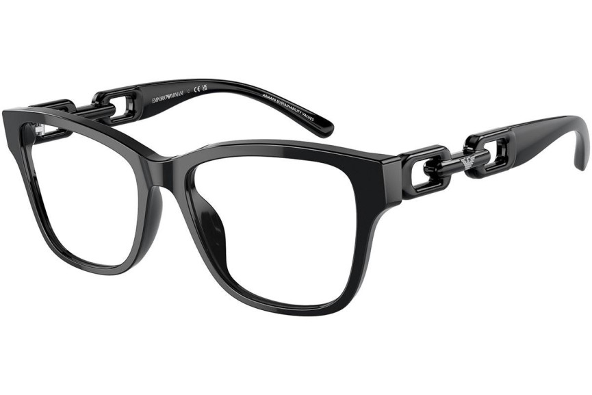 Okulary korekcyjne Emporio Armani EA3222U 5017 Kocie oczy Czarne