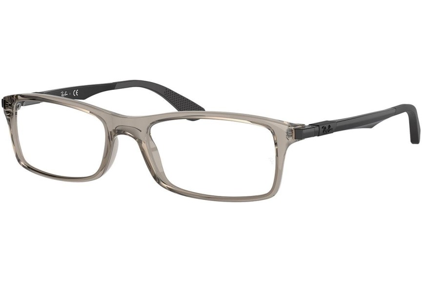 Okulary korekcyjne Ray-Ban RX7017 8059 Prostokątne Szare