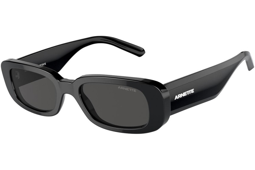Okulary przeciwsłoneczne Arnette Litty AN4317 121487 Prostokątne Czarne