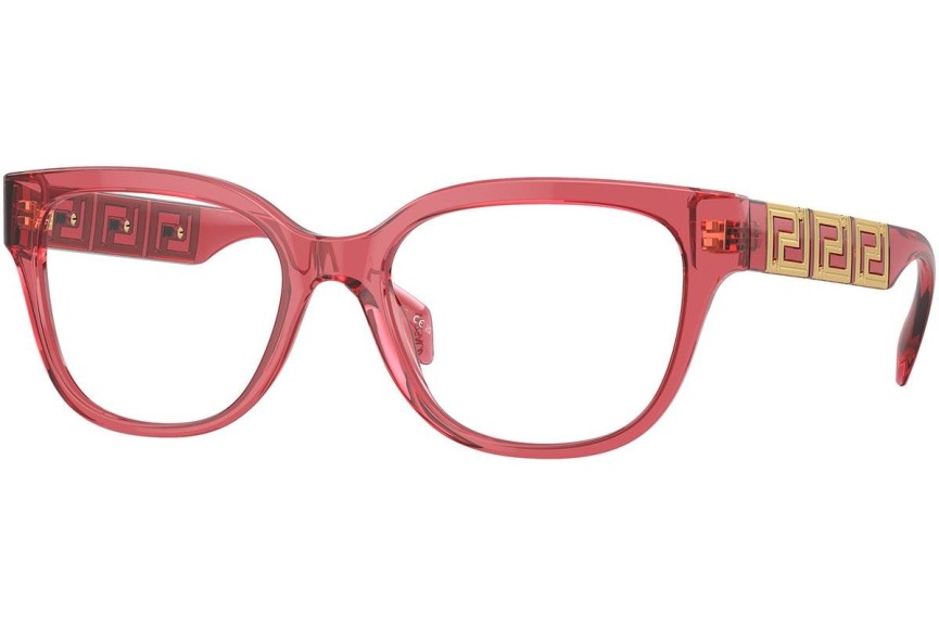 Okulary korekcyjne Versace VE3338 5409 Kocie oczy Różowe