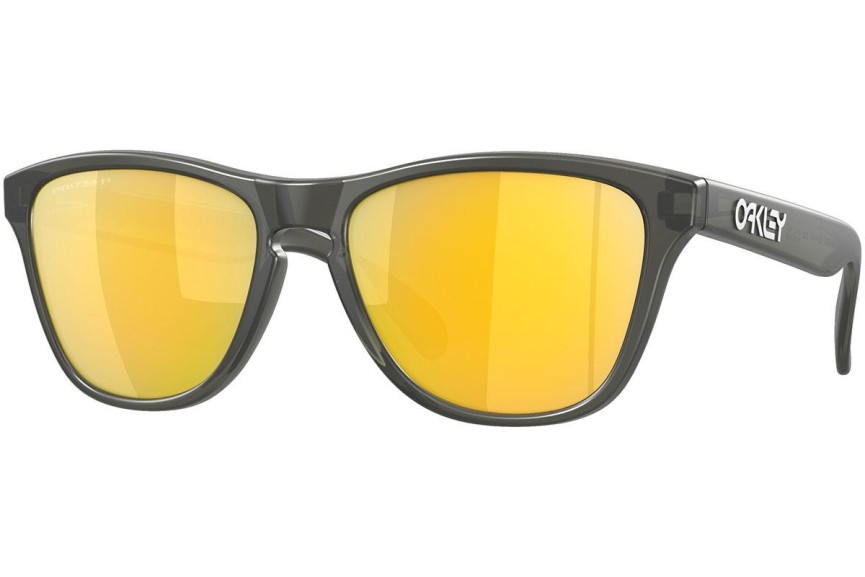 Okulary przeciwsłoneczne Oakley Frogskins XS OJ9006-37 Polarized Kwadratowe Szare