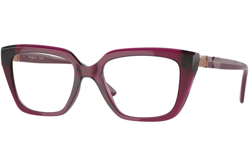 Okulary korekcyjne Vogue Eyewear VO5477B 2989 Prostokątne Czerwone