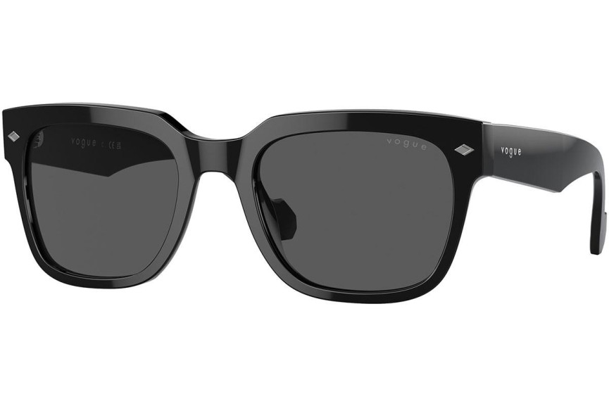 Okulary przeciwsłoneczne Vogue Eyewear VO5490S W44/87 Kwadratowe Czarne