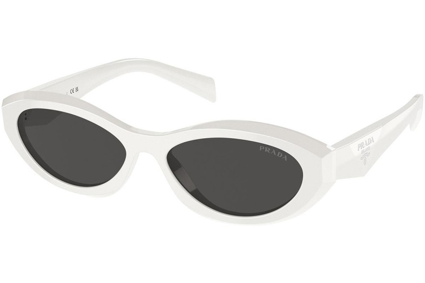 Okulary przeciwsłoneczne Prada PR26ZS 17K08Z Owalne Białe
