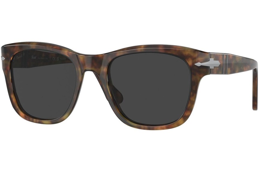 Okulary przeciwsłoneczne Persol PO3313S 108/48 Polarized Kwadratowe Havana
