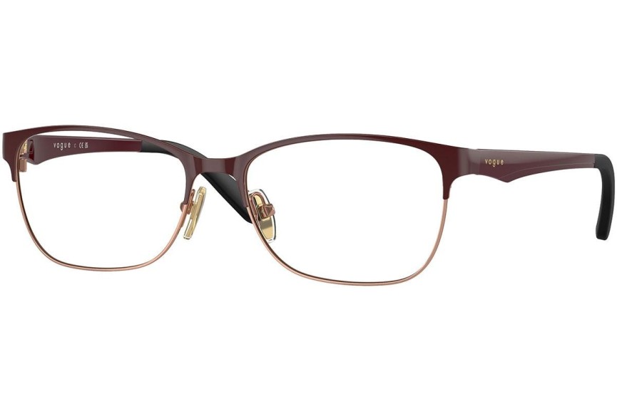 Okulary korekcyjne Vogue Eyewear VO3940 5170 Kwadratowe Brązowe
