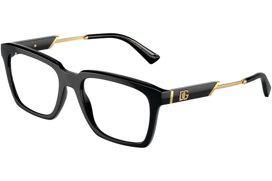 Okulary korekcyjne Dolce & Gabbana DG5104 501 Kwadratowe Czarne