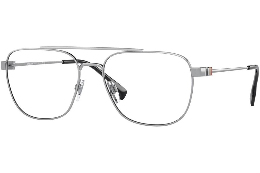 Okulary korekcyjne Burberry Michael BE1377 1005 Pilotki (Aviator) Srebrne