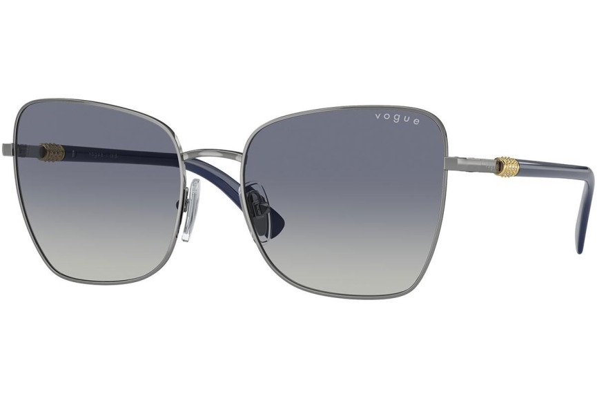 Okulary przeciwsłoneczne Vogue Eyewear VO4277SB 548/4L Kocie oczy Srebrne