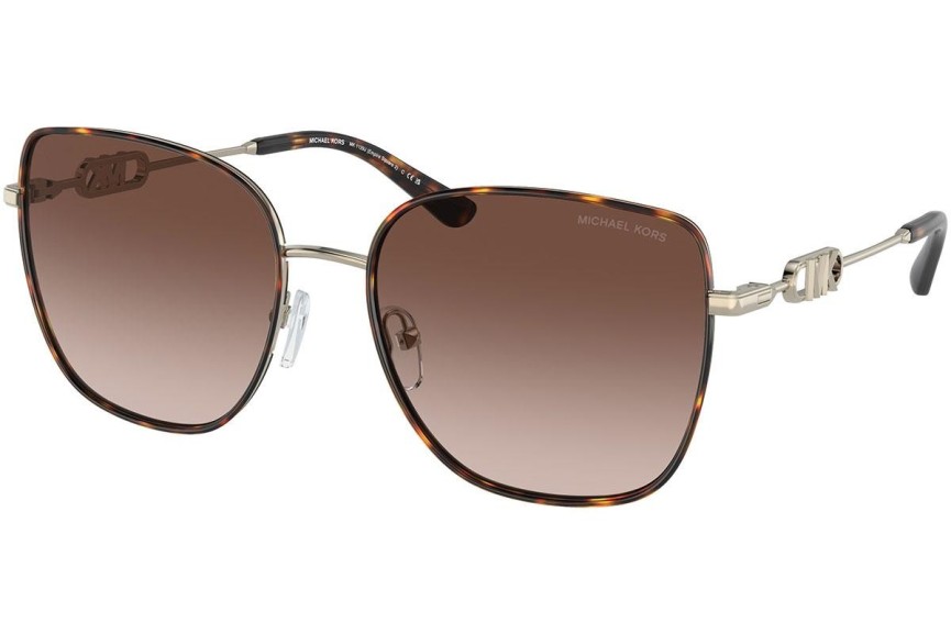Okulary przeciwsłoneczne Michael Kors Empire Square 2 MK1129J 101413 Kwadratowe Złote