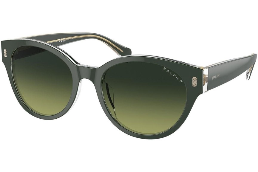 Okulary przeciwsłoneczne Ralph by Ralph Lauren RA5302U 6071T4 Polarized Okrągłe Zielone