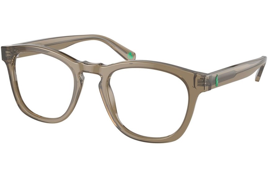 Okulary korekcyjne Polo Ralph Lauren PH2258 6085 Okrągłe Brązowe
