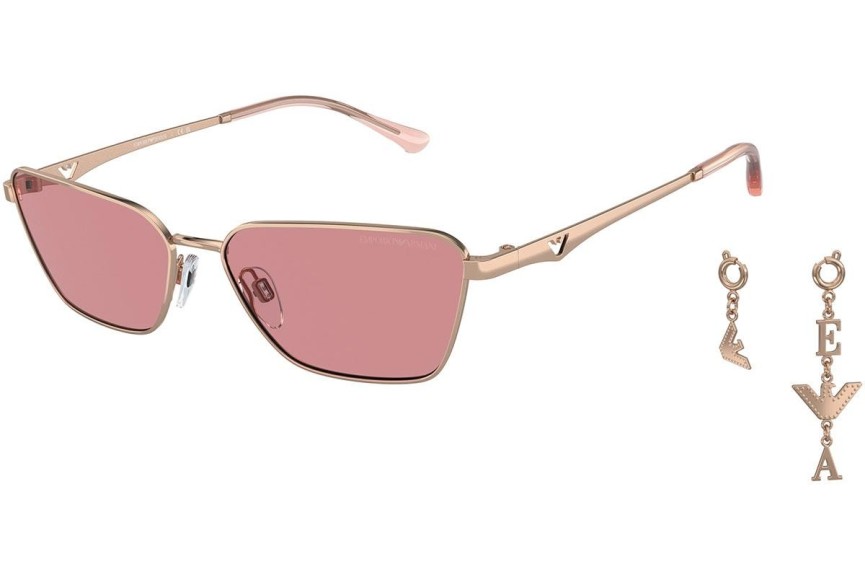 Okulary przeciwsłoneczne Emporio Armani EA2141 301184 Nieregularny Złote