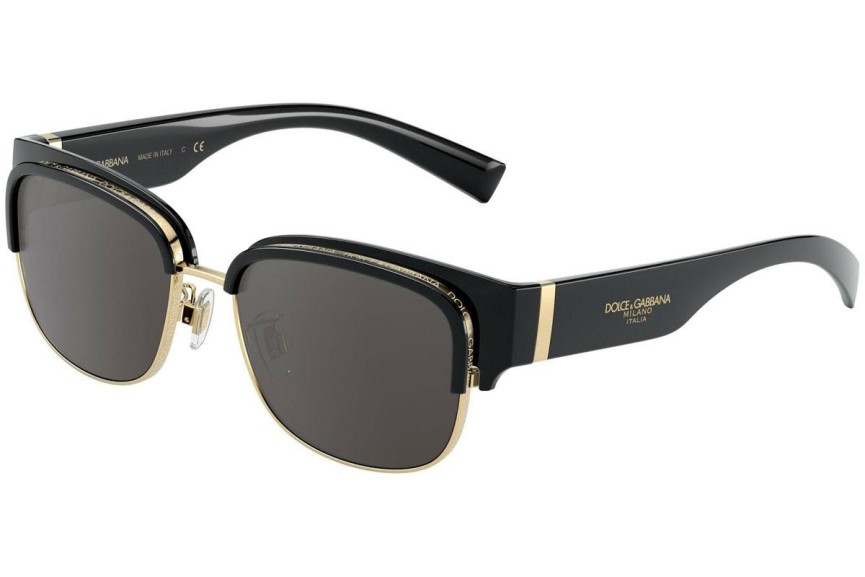 Okulary przeciwsłoneczne Dolce & Gabbana DG6137 501/87 Kwadratowe Czarne