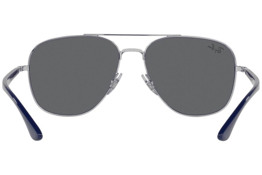 Okulary przeciwsłoneczne Ray-Ban RB3683 003/B1 Pilotki (Aviator) Srebrne