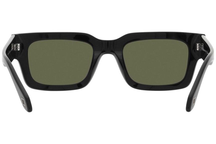 Okulary przeciwsłoneczne Giorgio Armani AR8184U 587558 Polarized Prostokątne Czarne