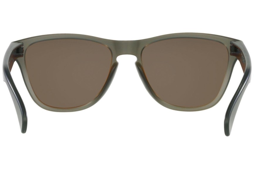 Okulary przeciwsłoneczne Oakley Frogskins XS OJ9006-37 Polarized Kwadratowe Szare