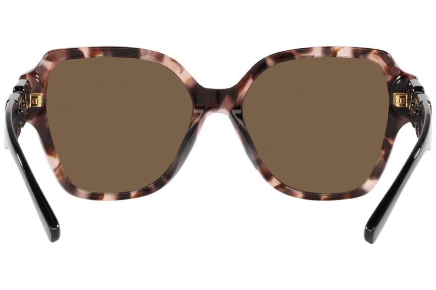 Okulary przeciwsłoneczne Emporio Armani EA4202 541073 Kwadratowe Havana